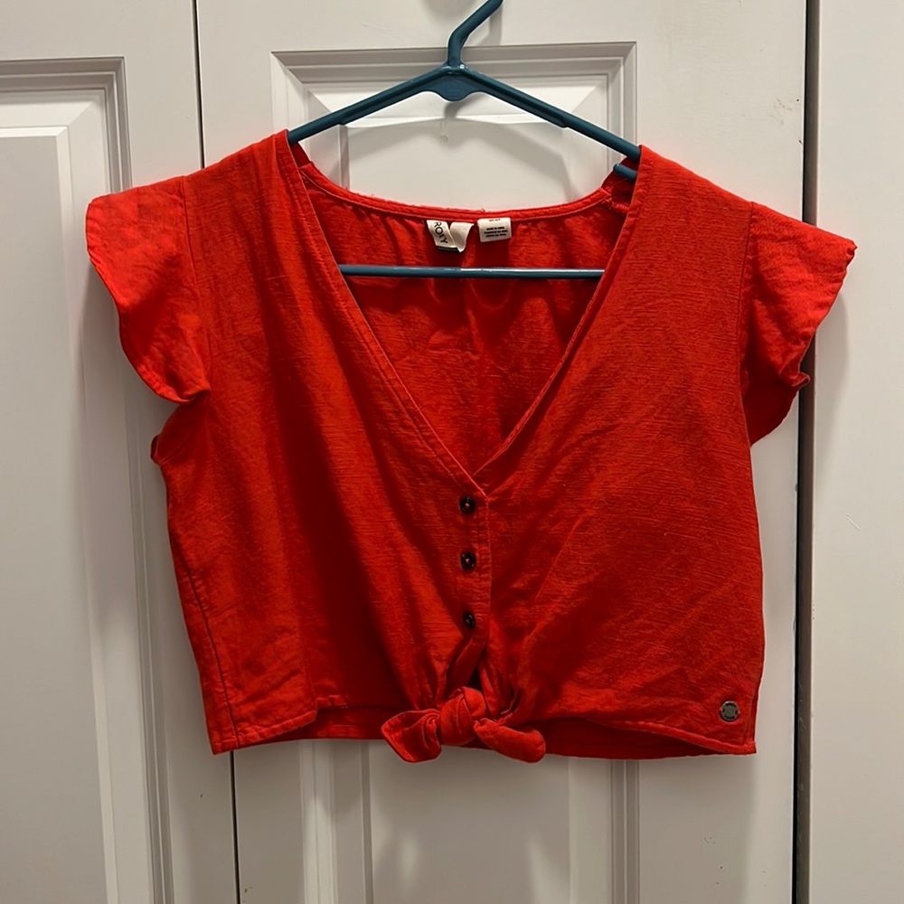 Roxy red blouse